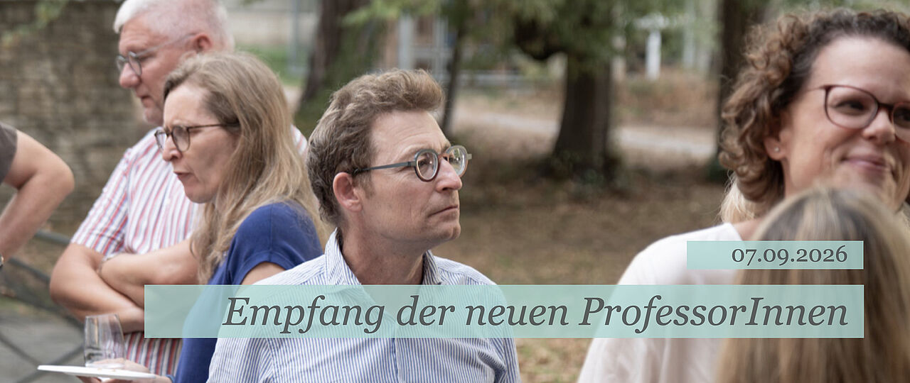 Empfang der neuen ProfessorInnen